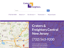 Tablet Screenshot of cratersandfreighterscentralnj.com